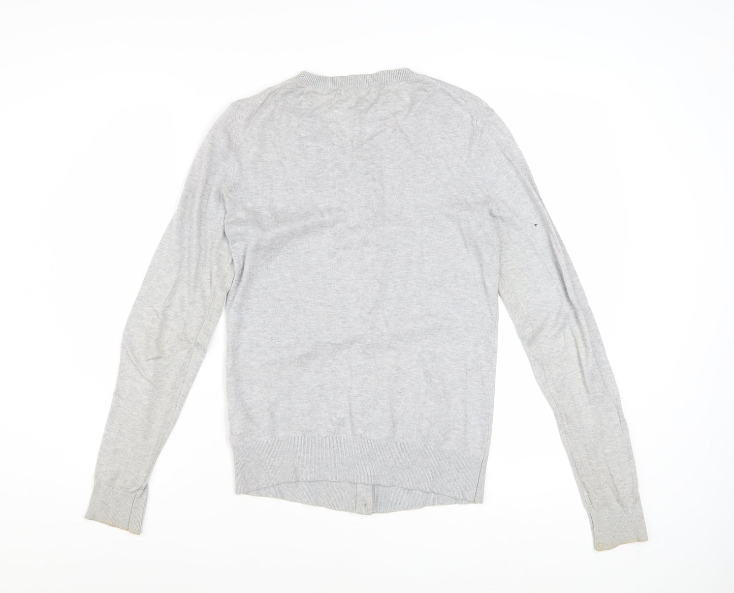 Banana Republic Women’s Grey Cotton Blend Button Cardigan Size S