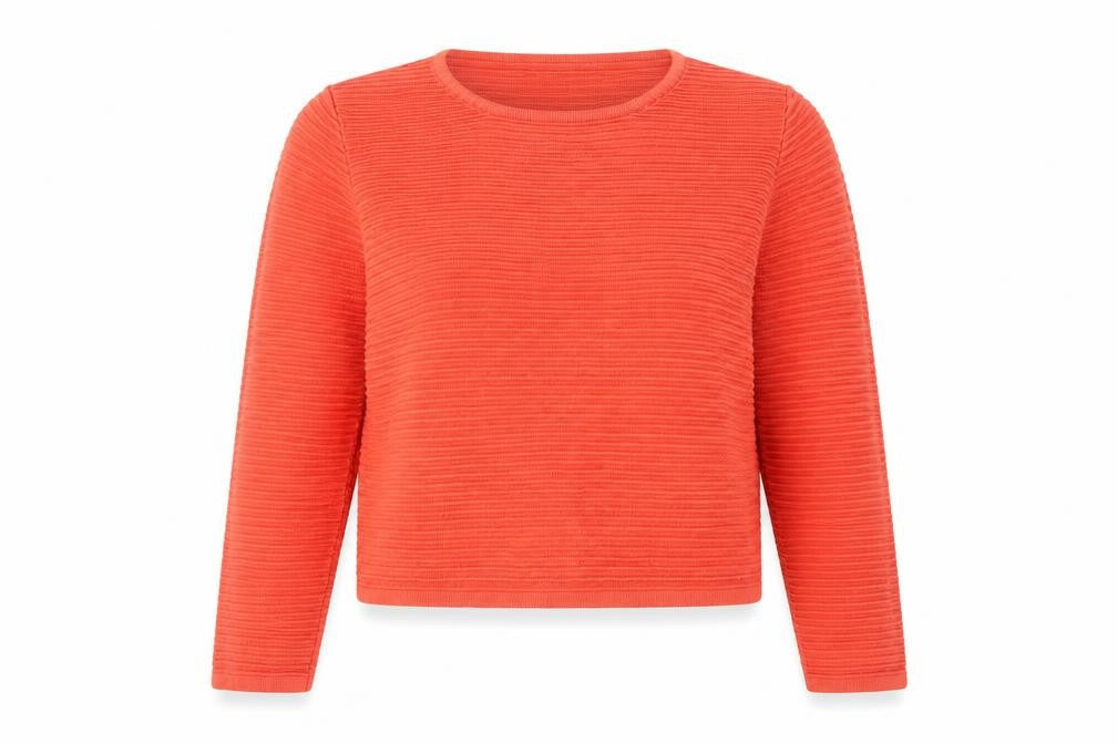 Marks & Spencer Women’s Orange Knit Pullover Jumper Size 18