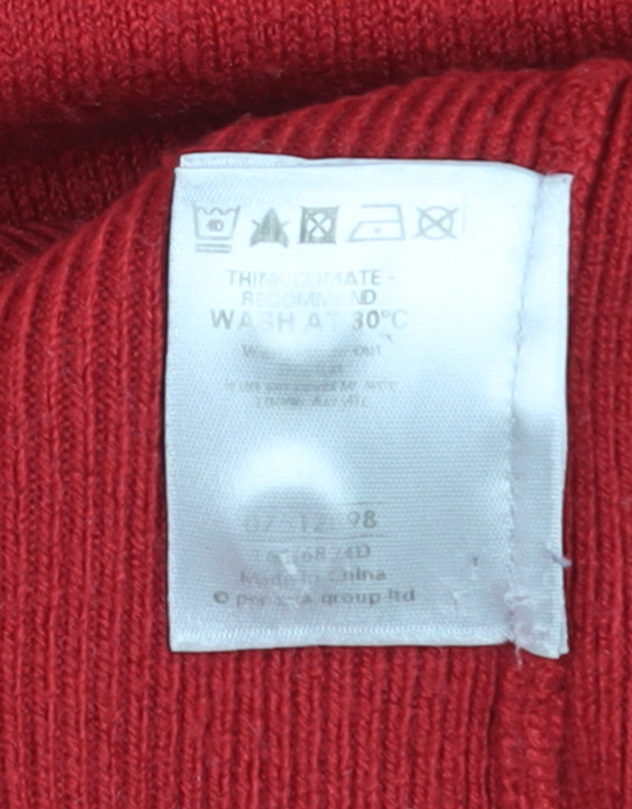 Marks and Spencer Per Una Red Womens Size 18 Cardigan Jumper