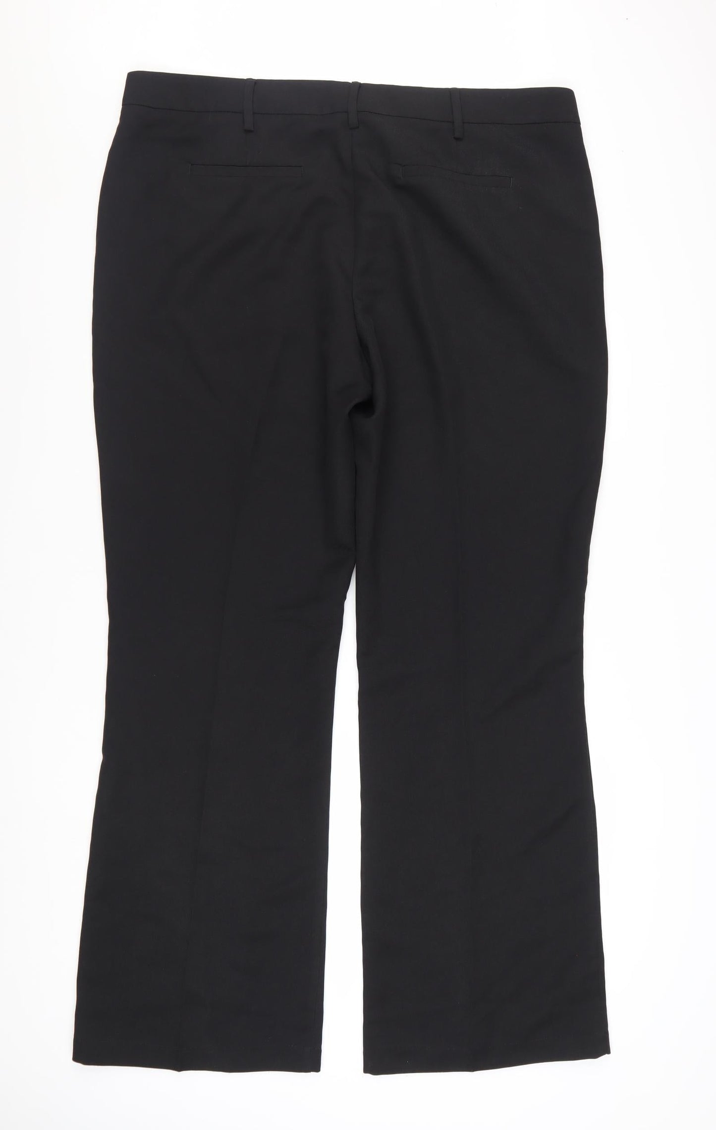 Next Women’s Black 18L Tall Straight Leg Dress Pants Trousers