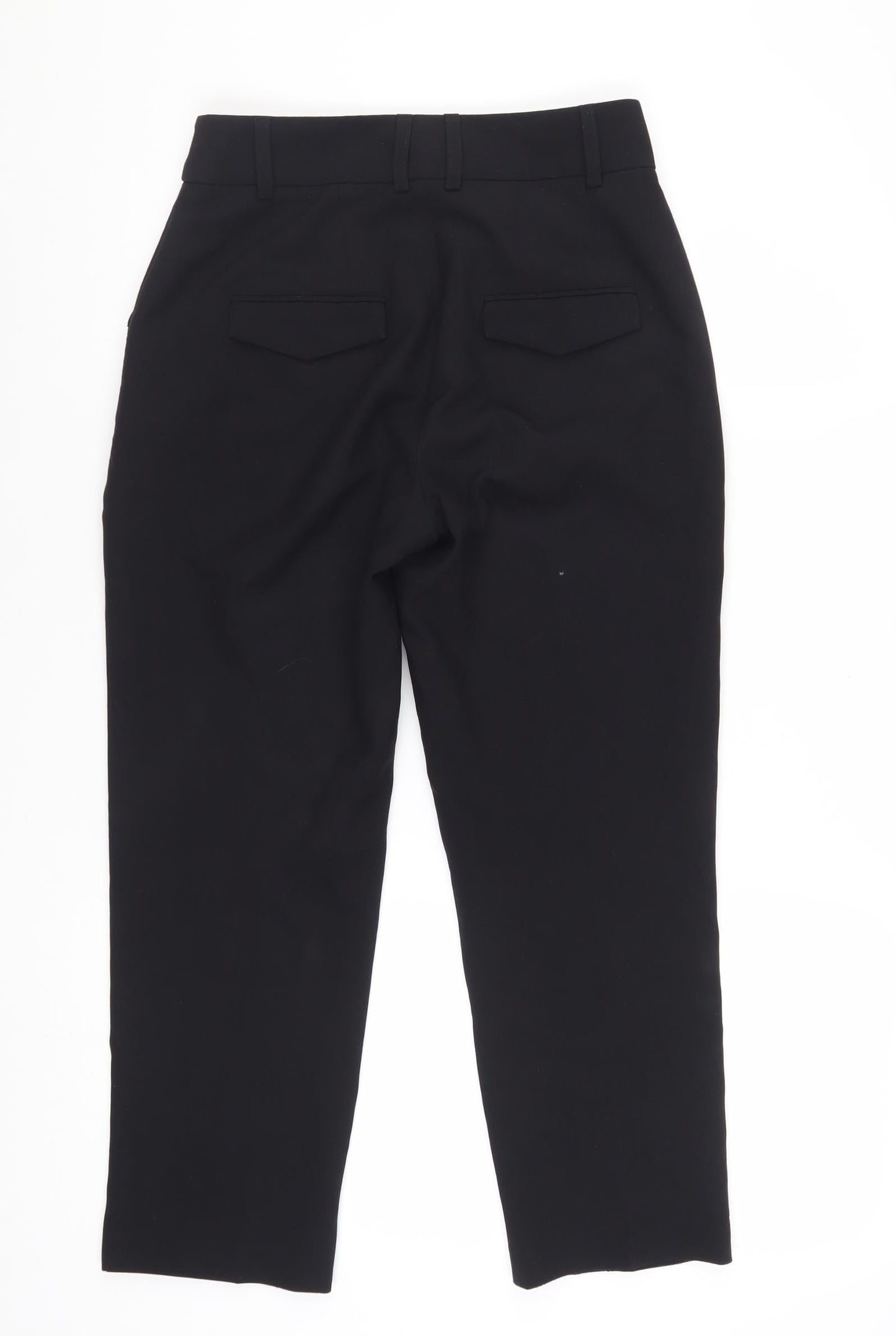 ASOS Women Black Size 6 Cropped Trousers Polyester Classic Style