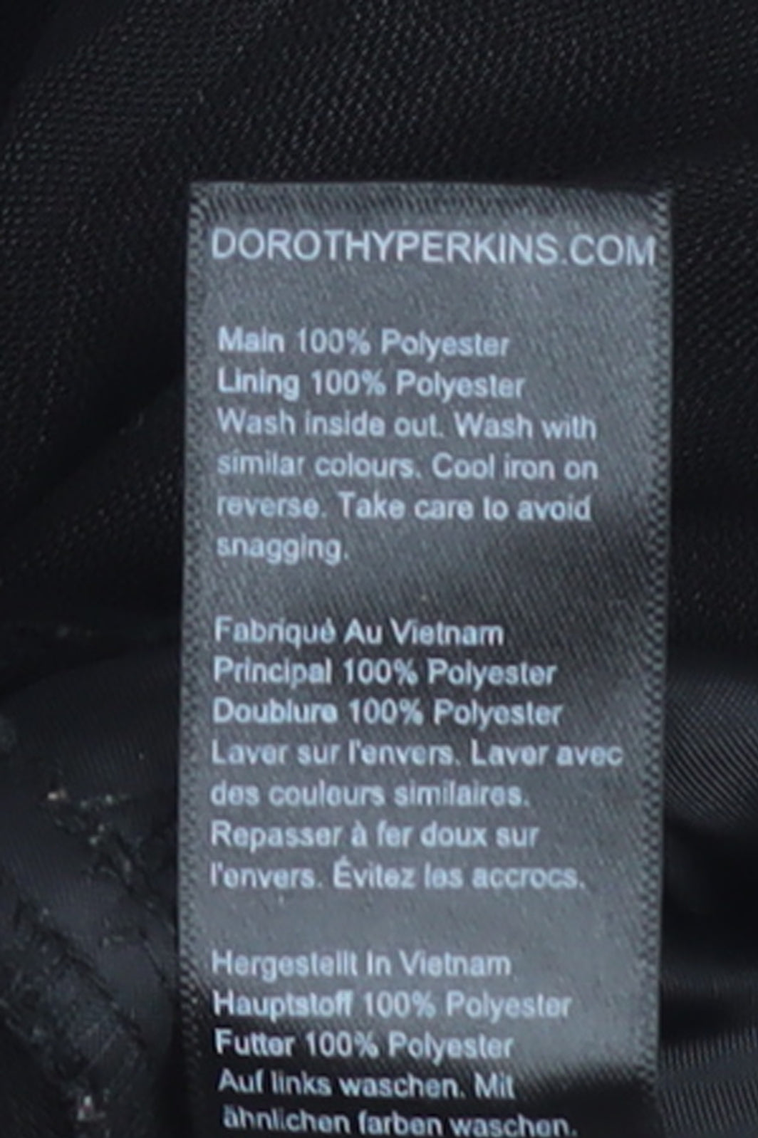Dorothy Perkins Womens Black Cropped Trousers Size 14 Regular Fit