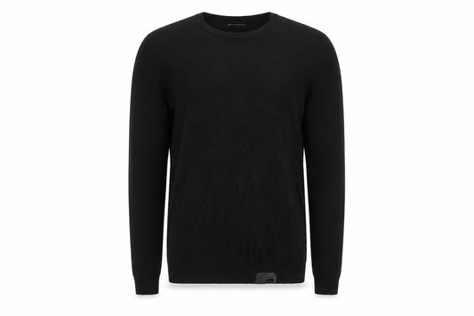 Diesel Men's Black Crew Neck Pullover Jumper Size S