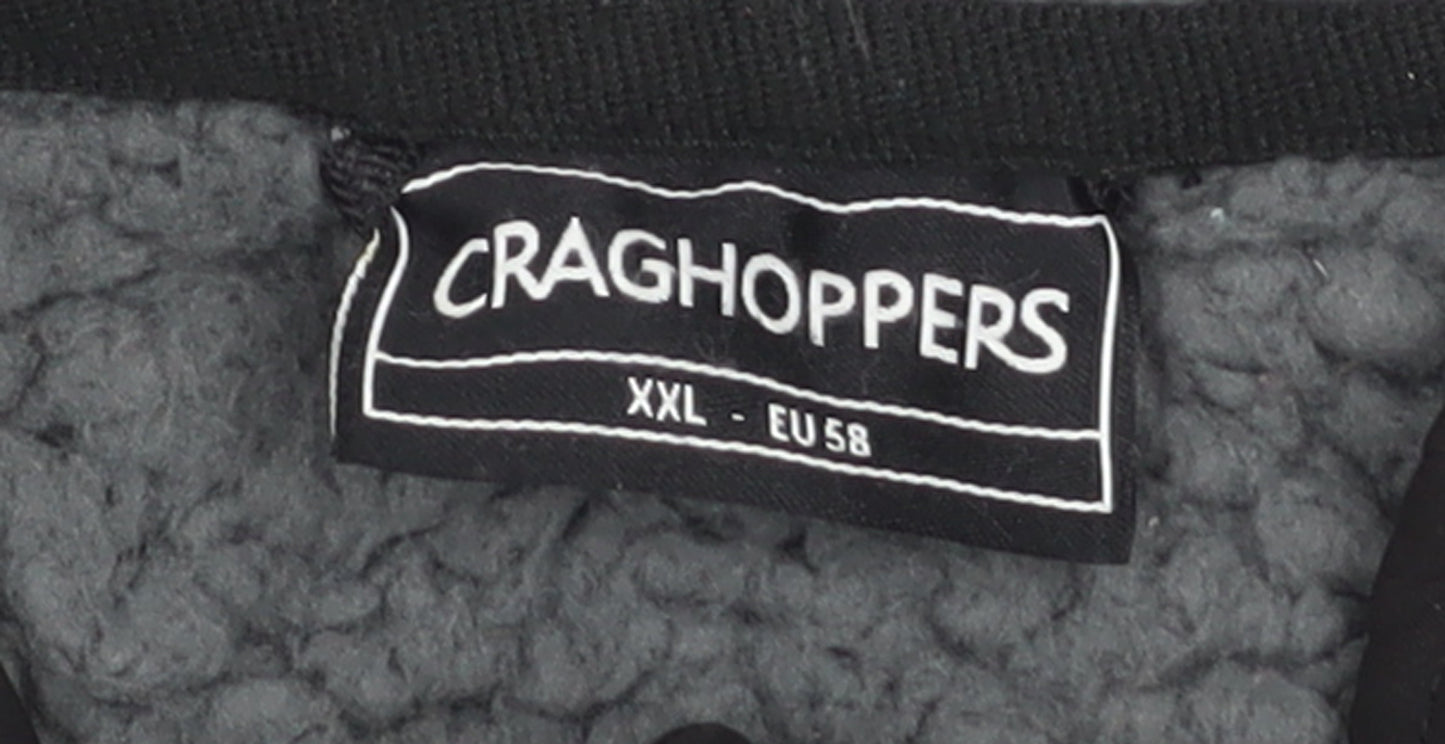 Craghoppers Men’s Black 2XL Softshell Jacket Windproof Water Resistant