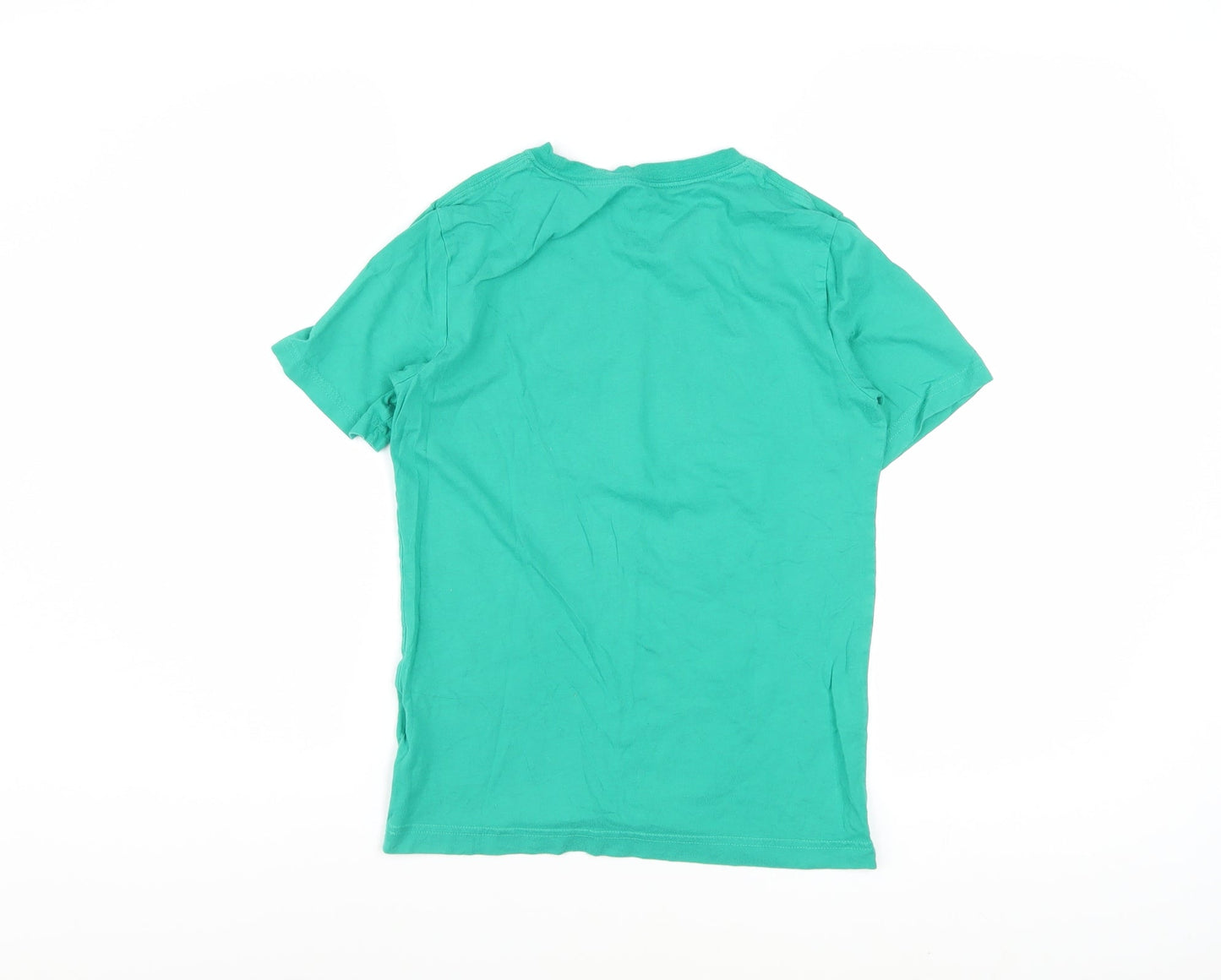 Converse Boys Green Logo T-Shirt Size 10-12 Years Short Sleeve Cotton