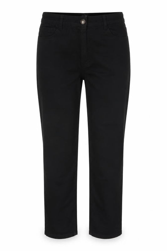 SOON Women's Black Stretch Straight Jeans Size 14 Regular
