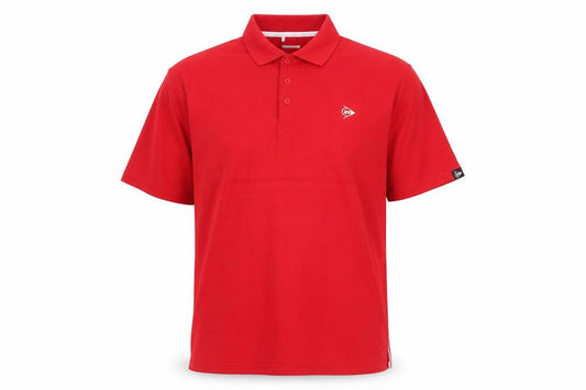 Dunlop Men Red Regular Fit Cotton Blend Polo Shirt Size L