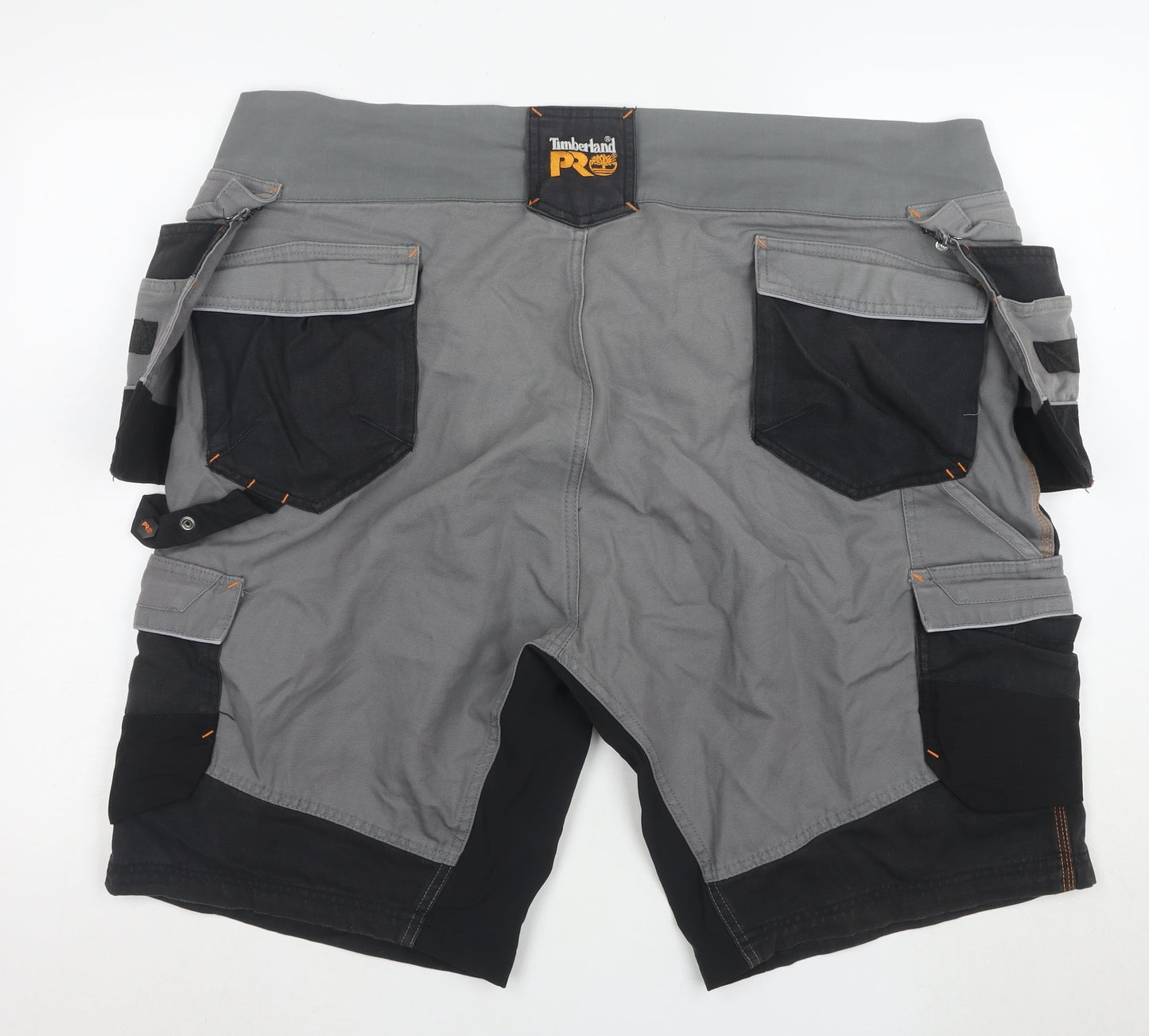 Timberland PRO Men's Grey 2XL Cargo Work Shorts Cotton Blend