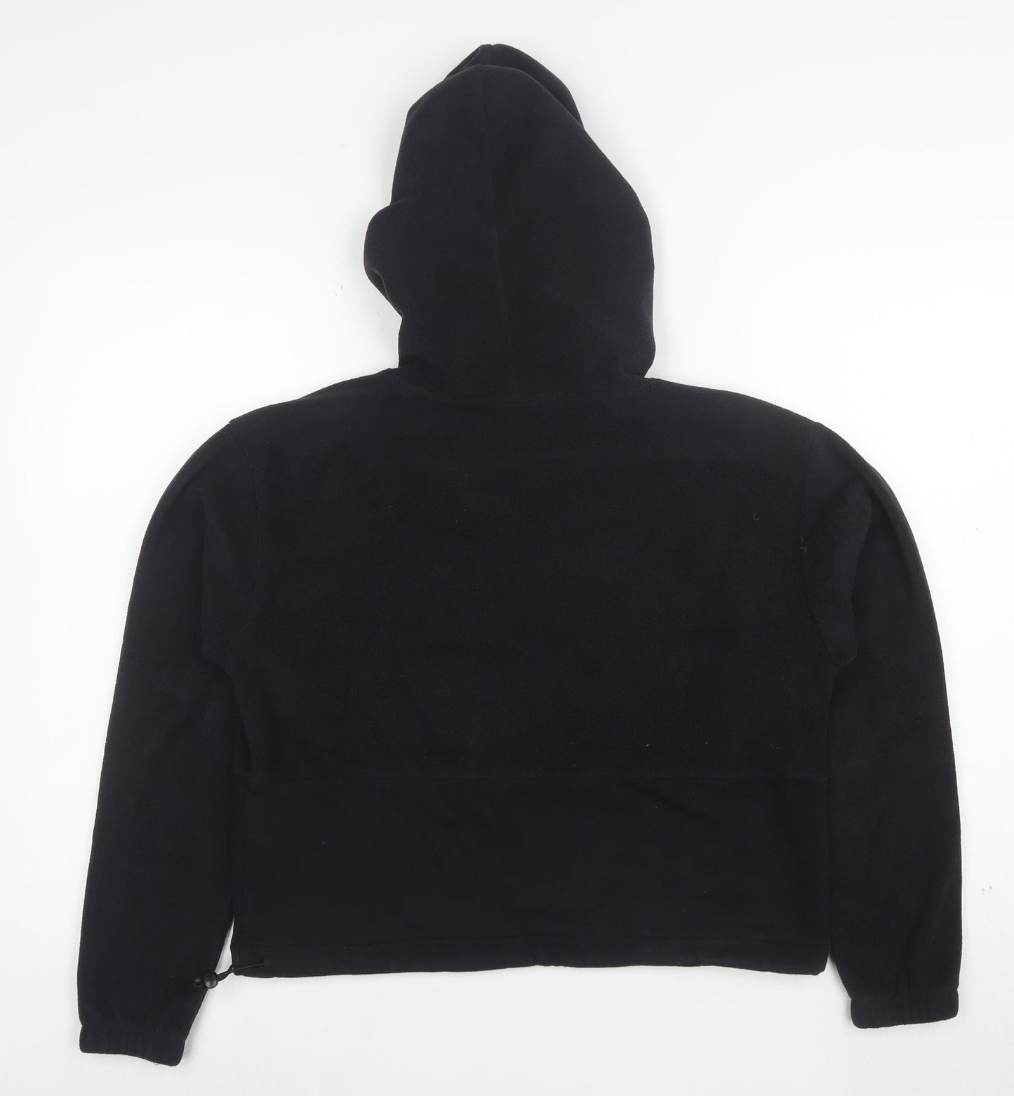 Champion Women Black XS 1/4 Zip Hooded Fleece Sweatshirt