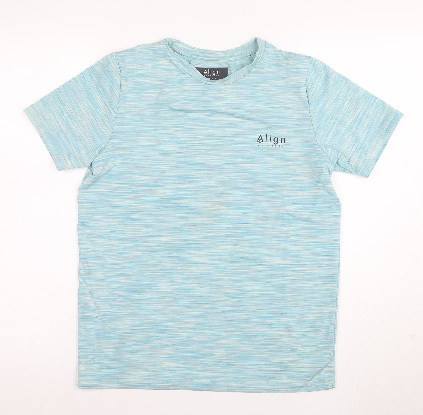 Align Outdoors Boys Blue Short Sleeve Crew Neck T-Shirt Size 12-13