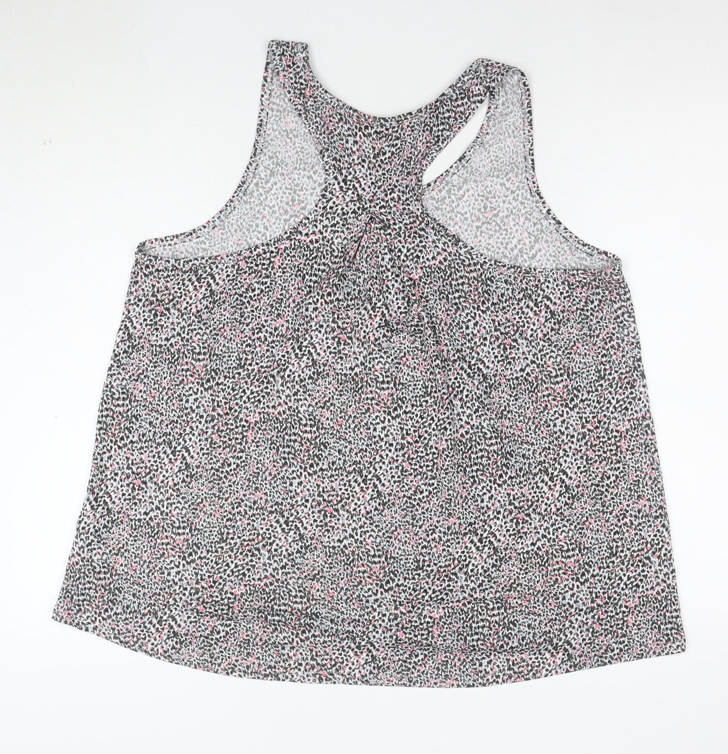 Goodmove Women’s Multicoloured Animal Print Sleeveless Tank Top Size 16