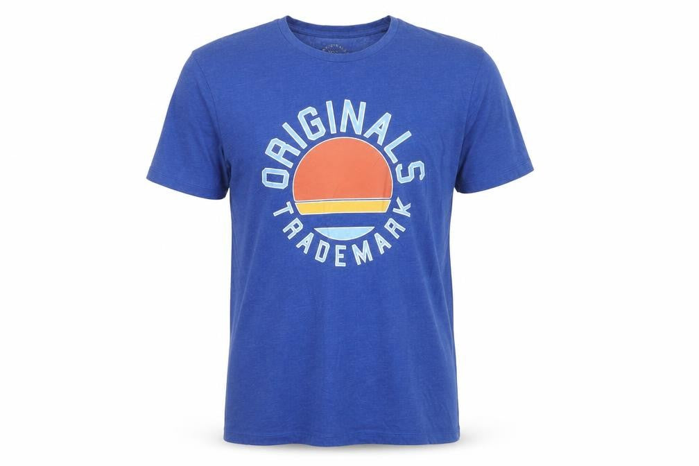 Jack & Jones Originals Blue XL Men's Graphic T-Shirt
