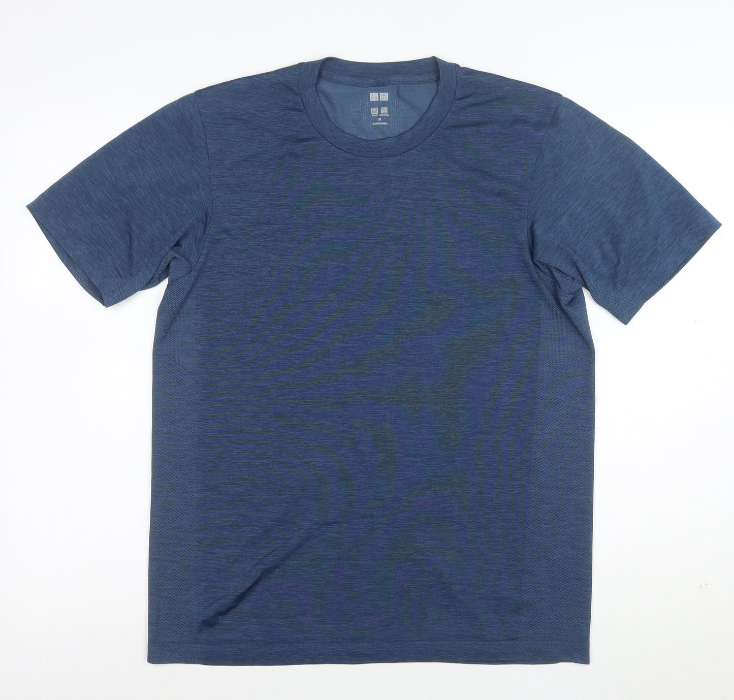 Uniqlo Men Blue Dry-EX Short Sleeve Active T-Shirt Size M