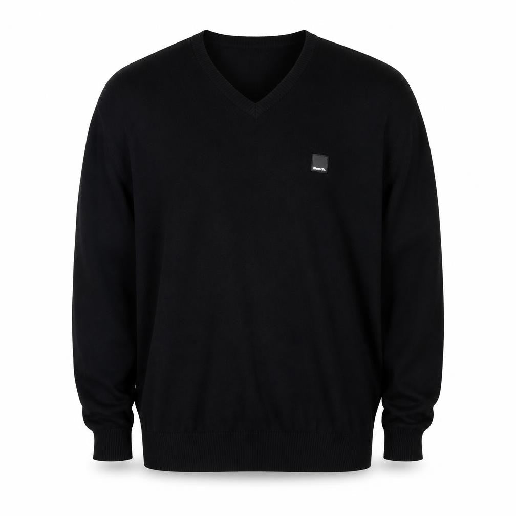 Bench Men's Black 2XL V-Neck Pullover Jumper