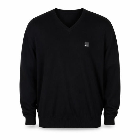 Bench Men's Black 2XL V-Neck Pullover Jumper