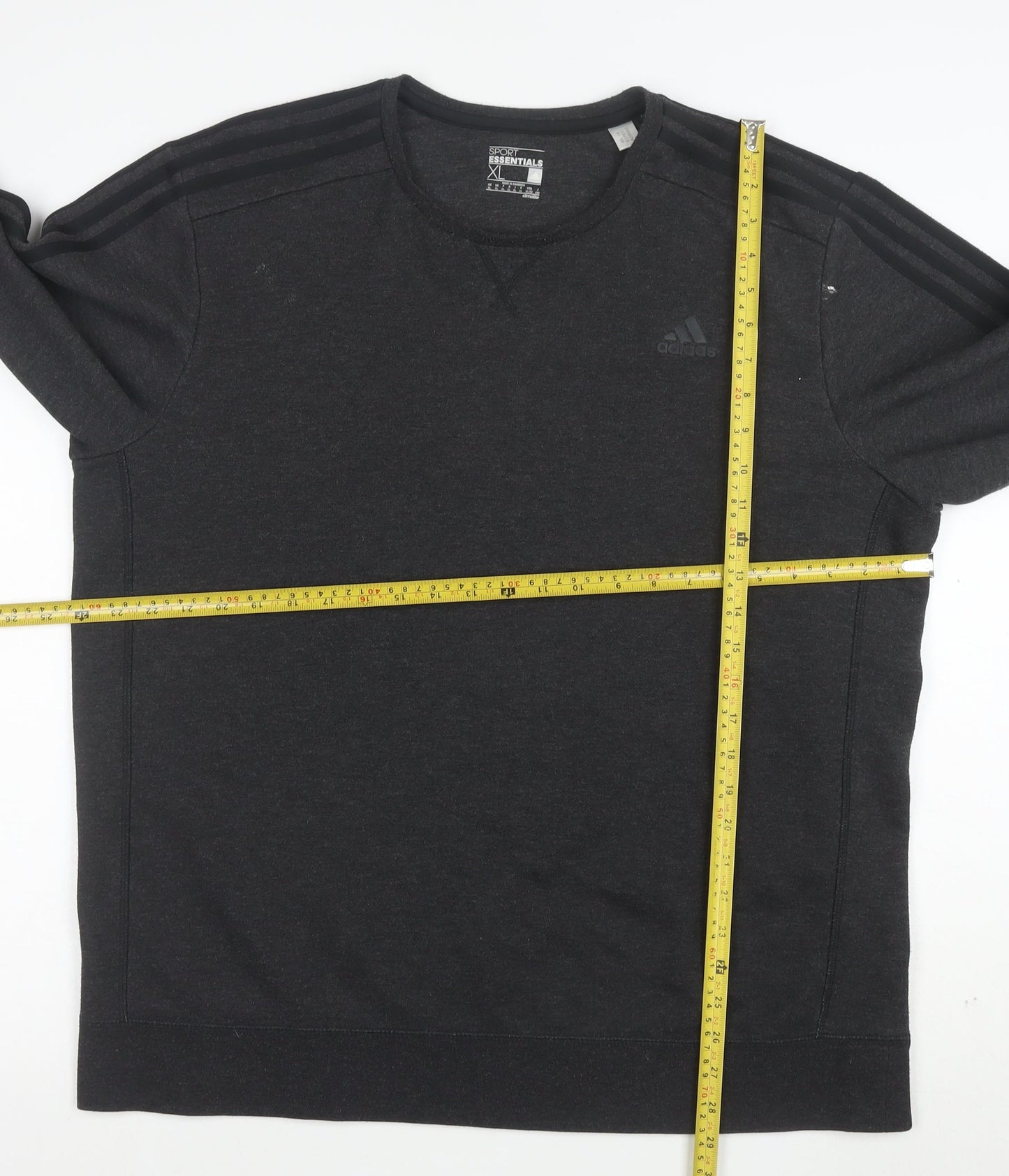 Adidas Men's Black XL Pullover Sweatshirt Climalite Essentials