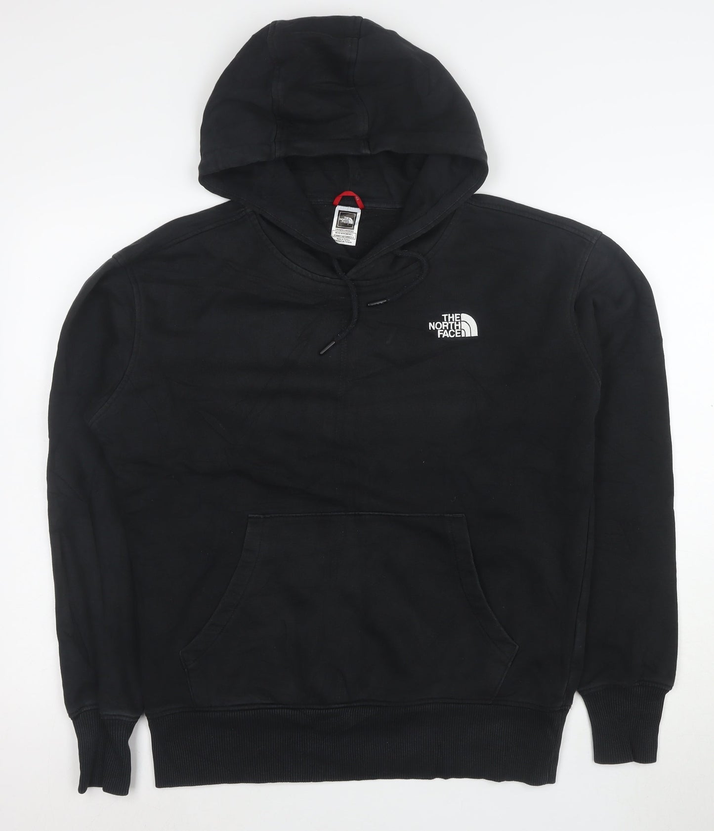 The North Face Mens Black Pullover Hoodie Size L Fleece Lined