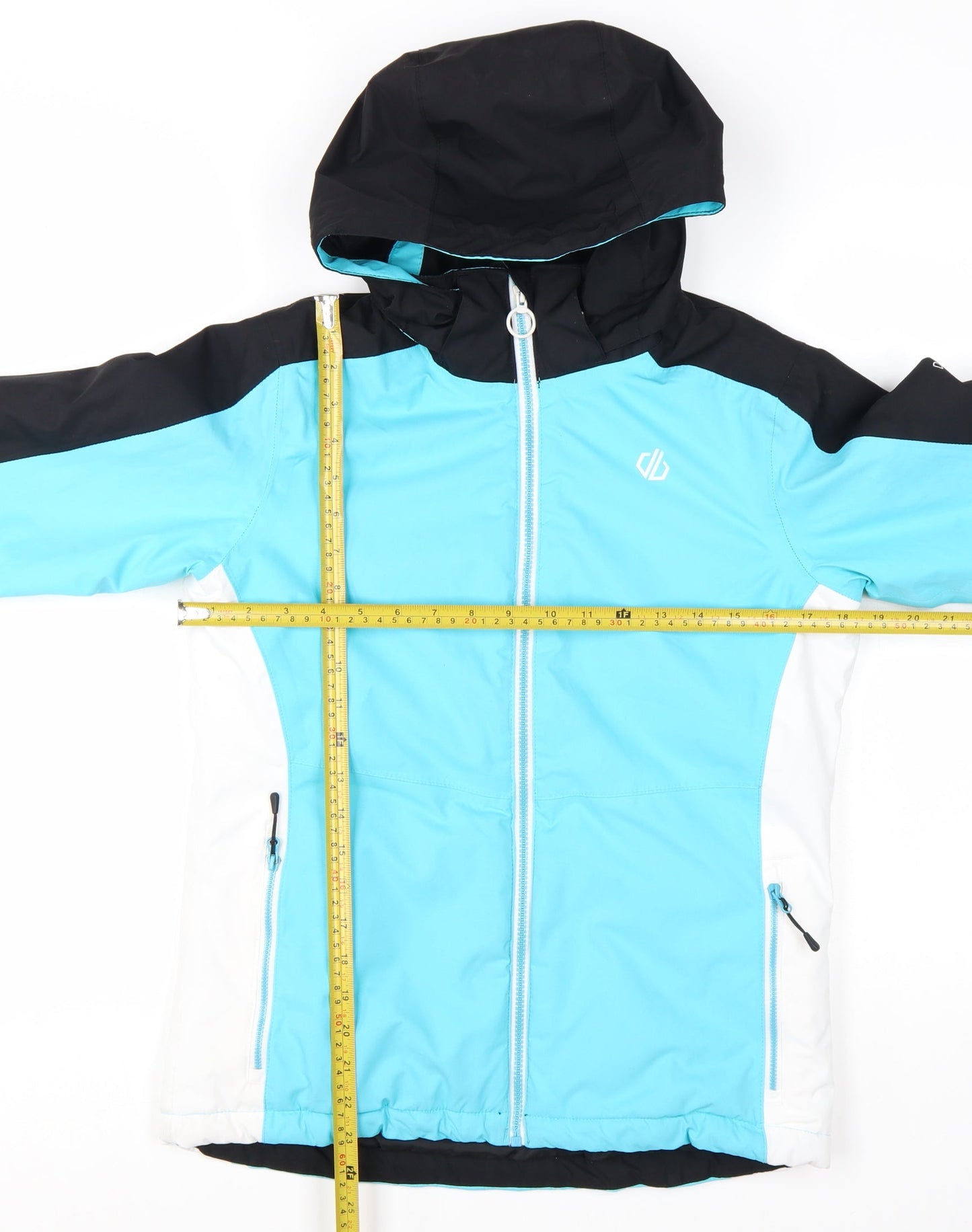 Dare 2B Womens Blue Hooded Ski Jacket UK 10 Water Resistant