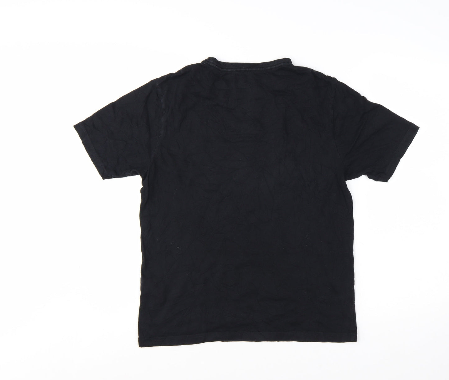 Element Boys Black XL (16 Years) Regular Fit Logo Graphic T-Shirt