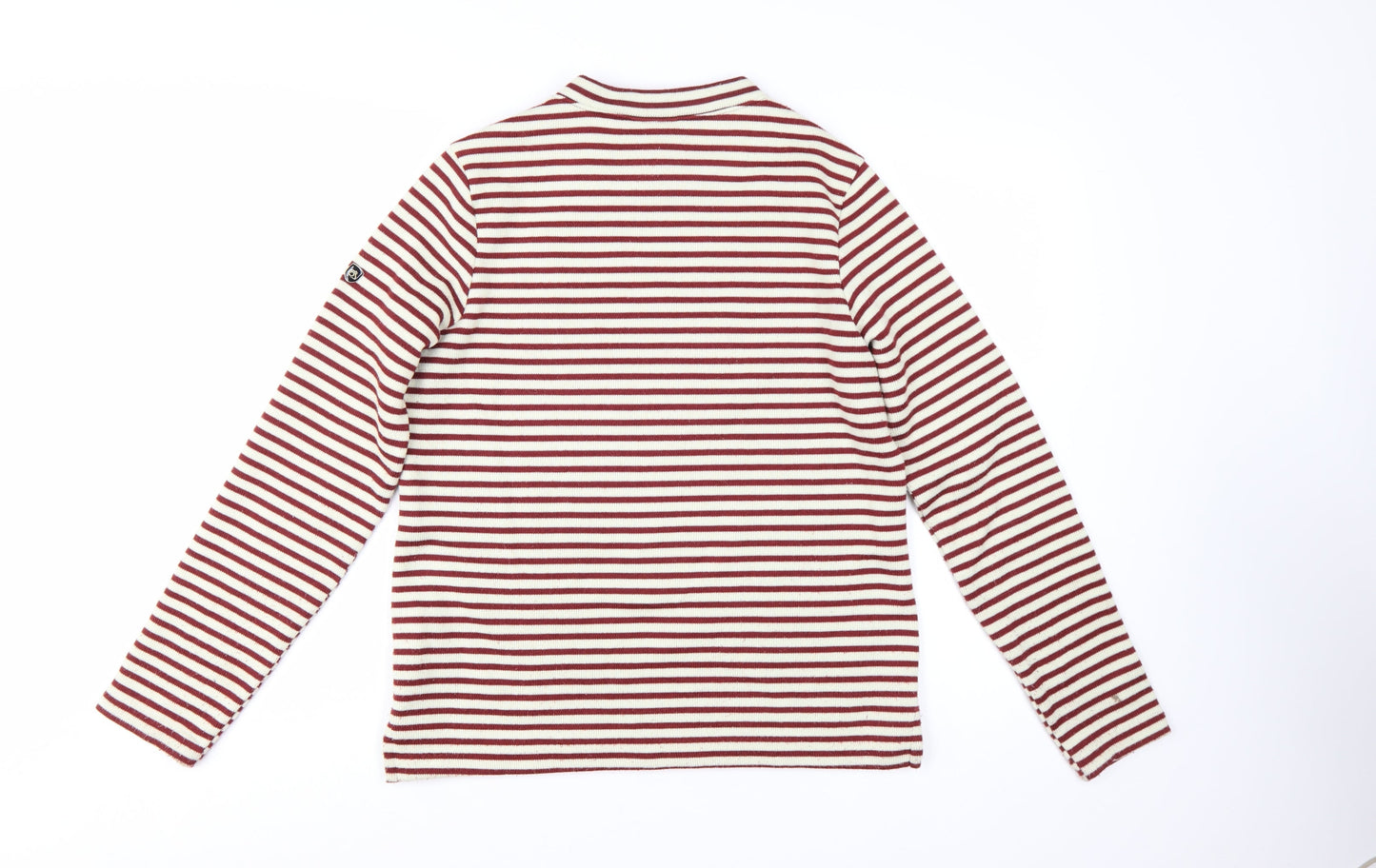 Craghoppers Womens Red Striped Crew Neck Long Sleeve Jumper Size 12
