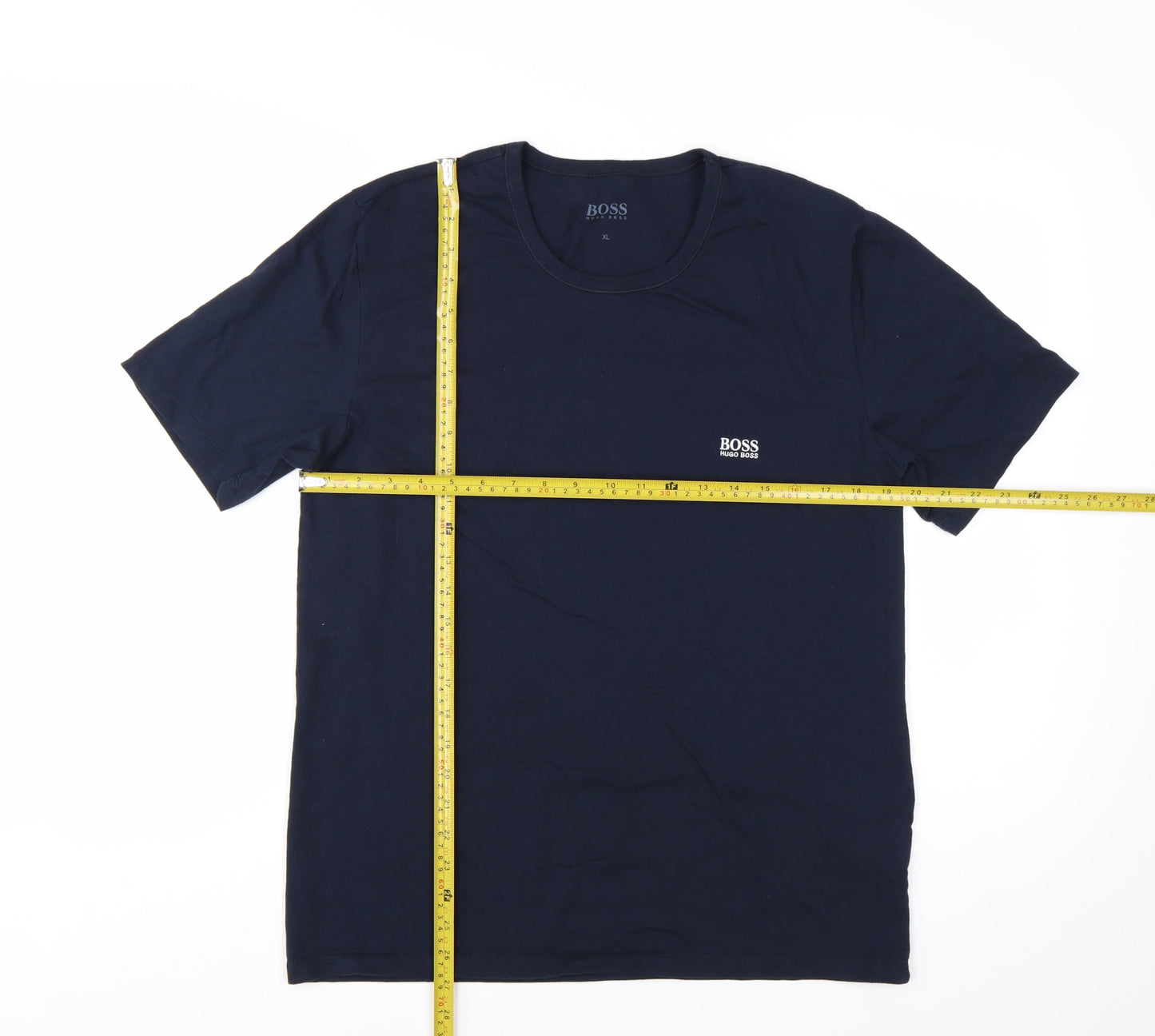 Hugo Boss Men's Navy Blue XL Crew Neck Short Sleeve T-Shirt