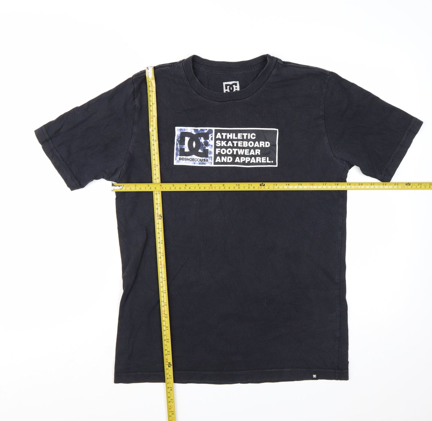DC Shoes Boys Black XL 16 Graphic Skateboard Cotton T-Shirt