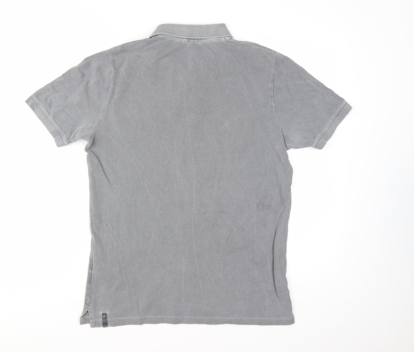 Calvin Klein Jeans Men's Grey Slim Fit Polo Shirt Size M