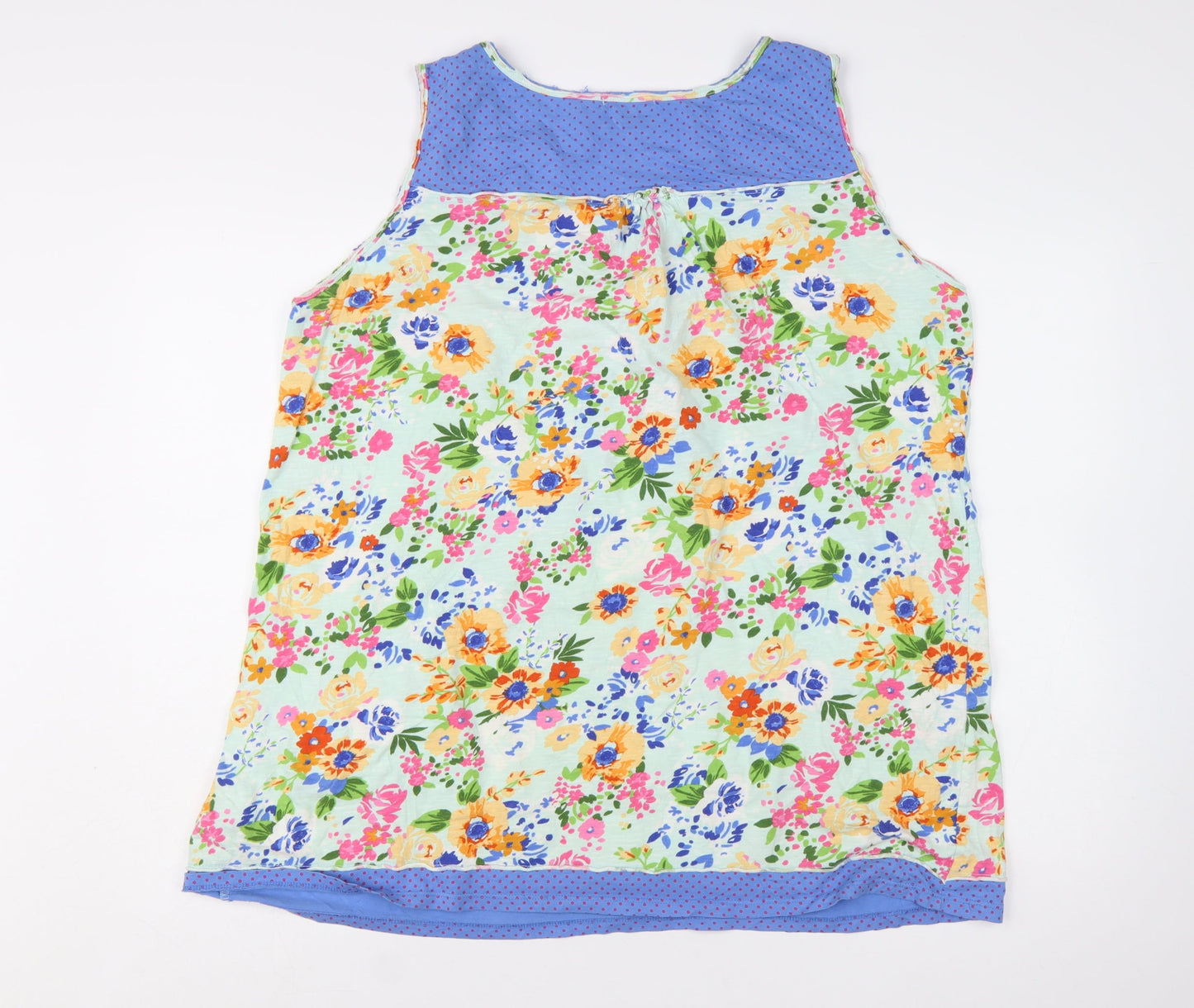 Joe Browns Women's Multicoloured Floral Tunic Tank Top Size 18