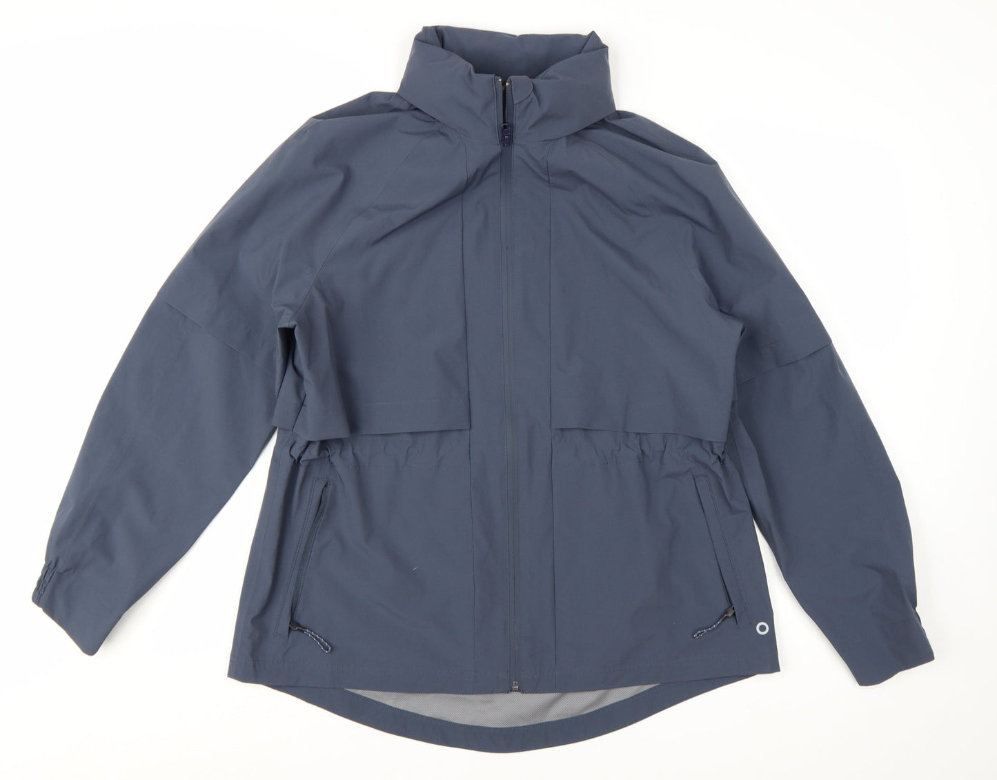 Marks and Spencer Women Blue Size 10 Lightweight Rain Coat Jacket