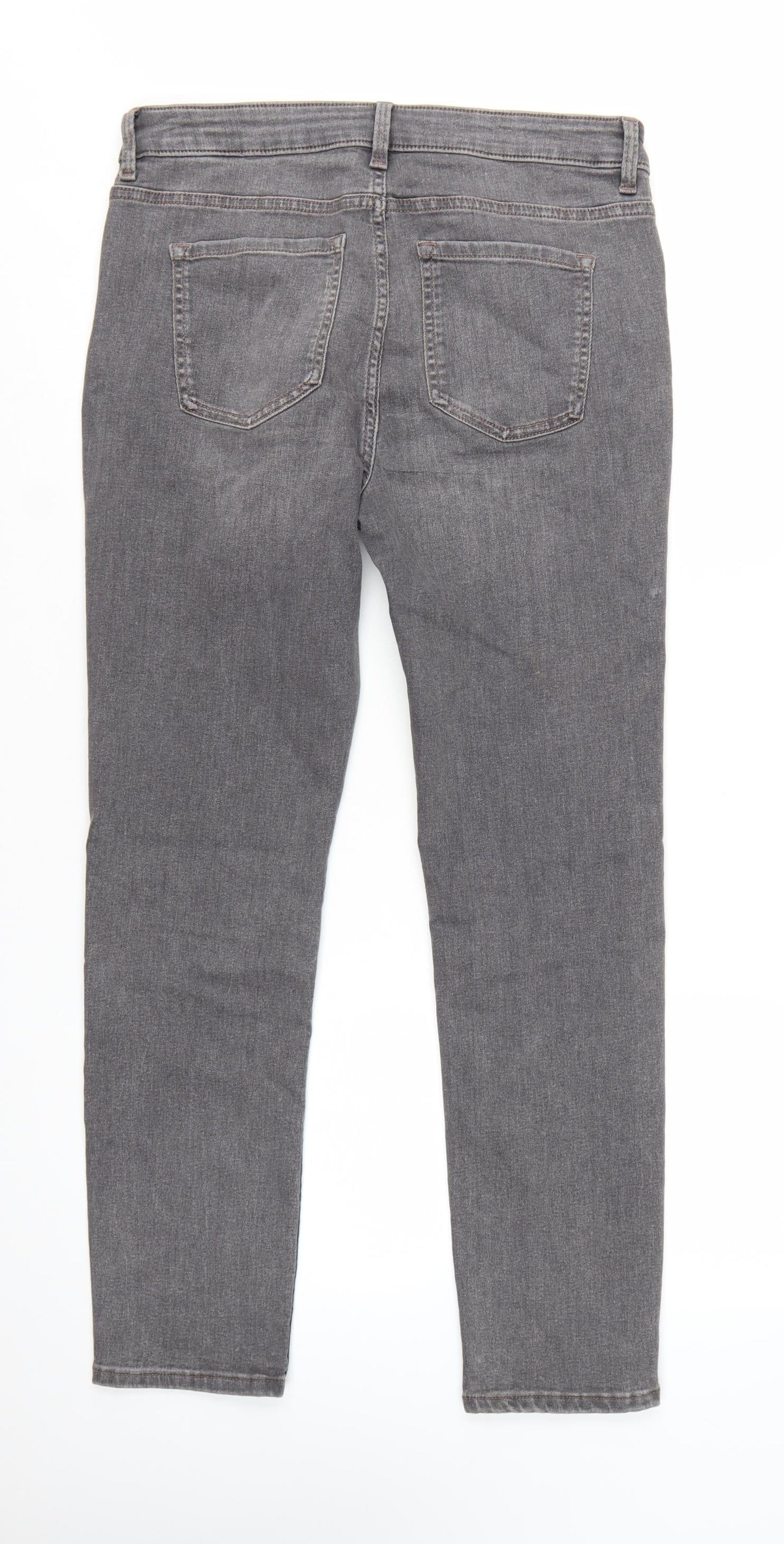 The Lily Women's Grey Slim Fit Skinny Jeans Size 14
