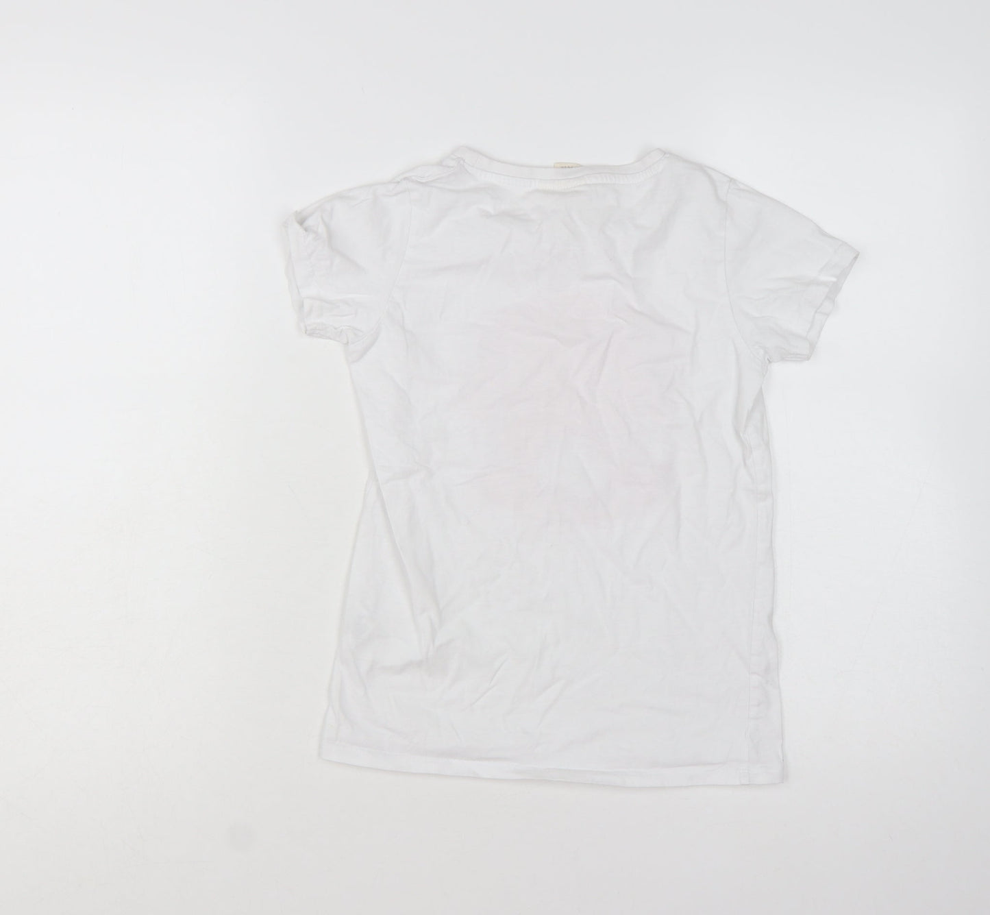 Saltrock Girls White Let's Be Mermaids Graphic Cotton T-Shirt Age 11-12