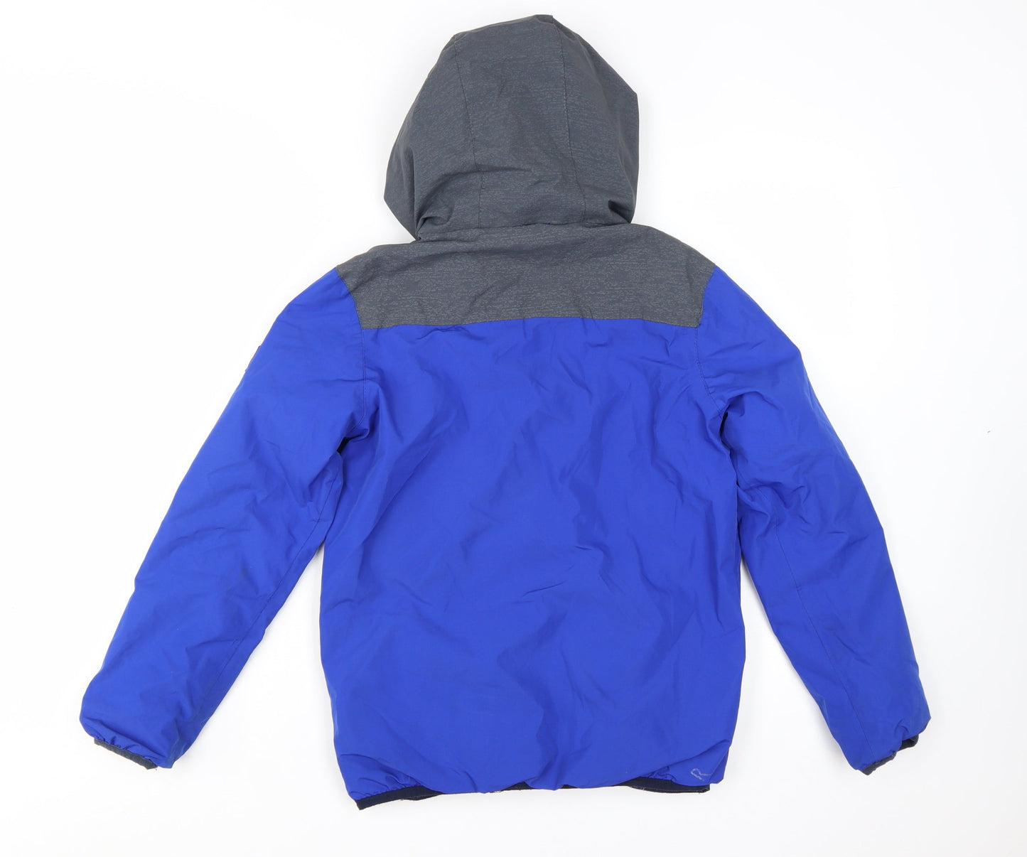 Regatta Boys Blue Hooded Puffer Jacket 11-12 Years Waterproof Lightweight