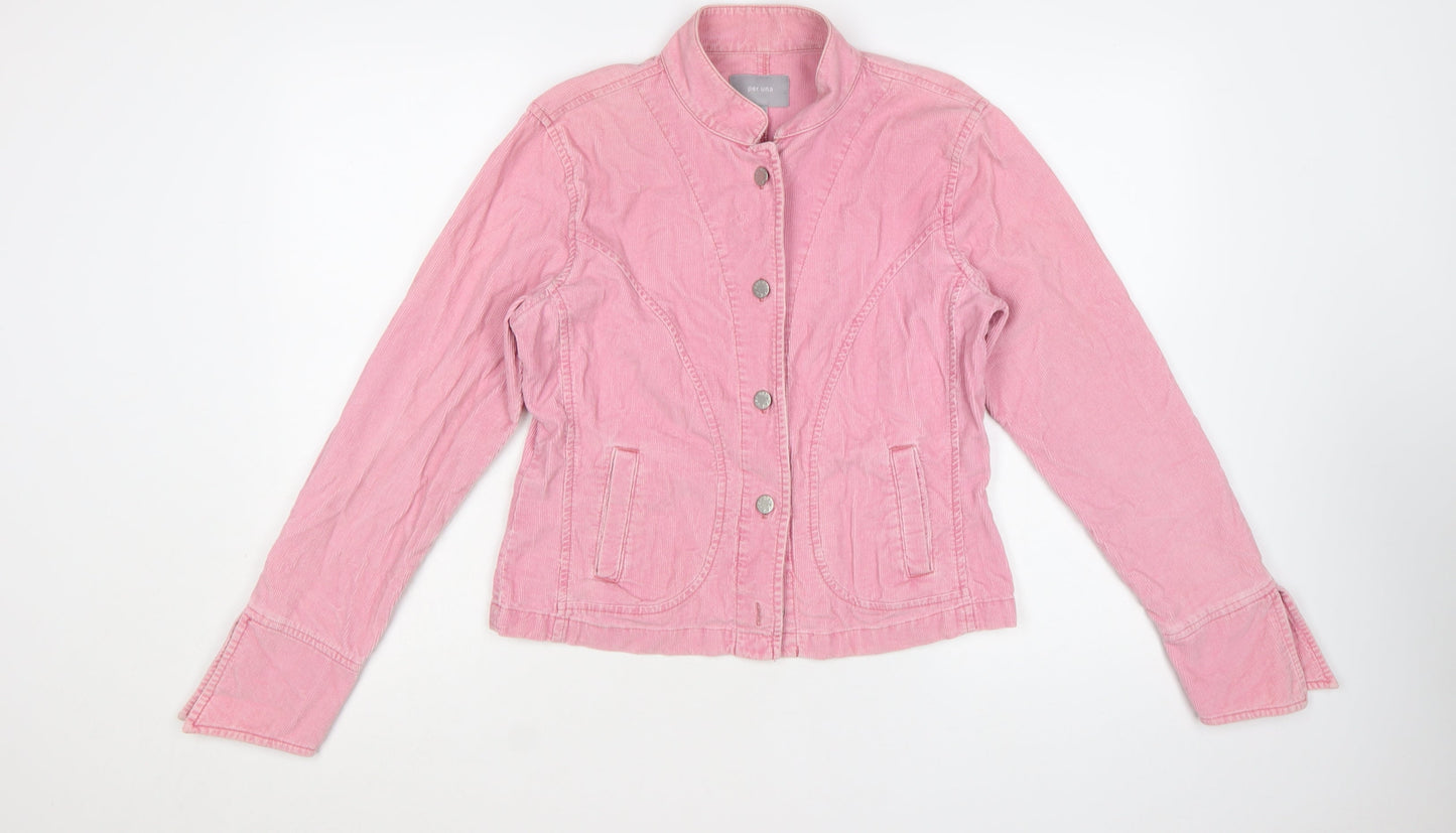 Marks and Spencer Per Una Pink Corduroy Women’s Jacket Size 12