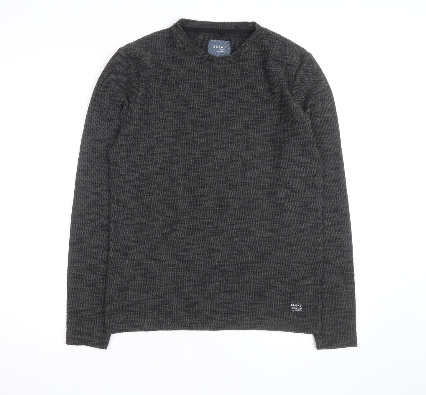 Blend Men's Grey Medium Crew Neck Knit Pullover Jumper