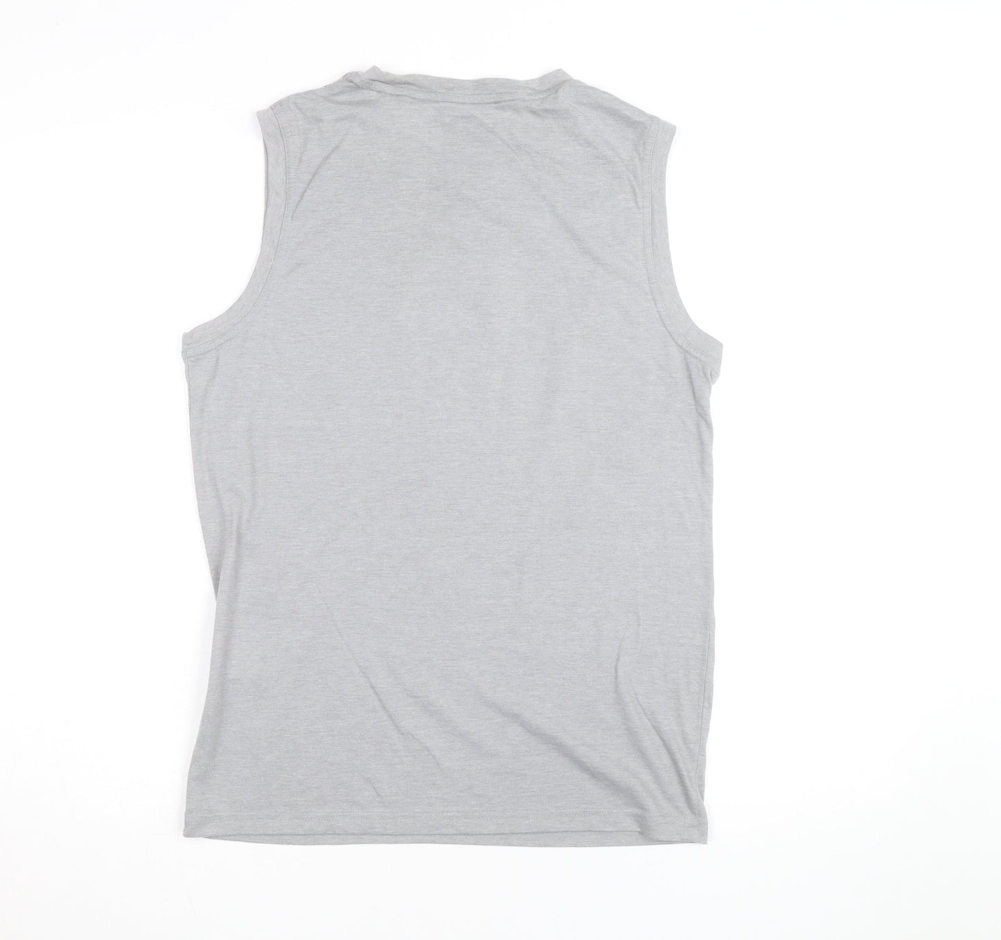 Superdry Sport Men's Grey Sleeveless Crew Neck T-Shirt L