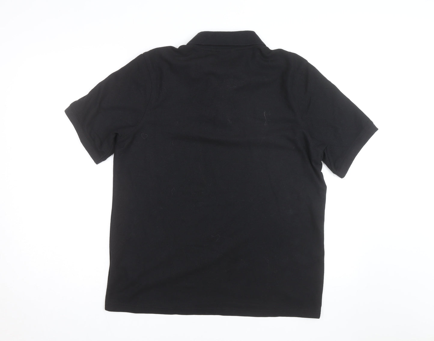 Slazenger Men's Black Polo Shirt Size L Classic Fit
