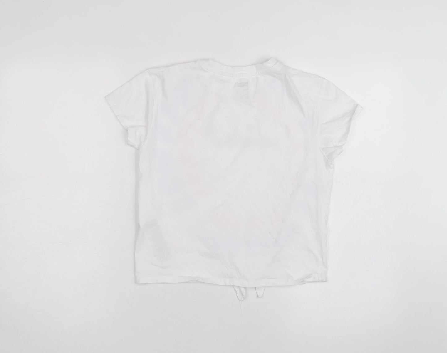 Levi's Girls Multicoloured Tie-Dye Logo Cropped T-Shirt 12-13 Years
