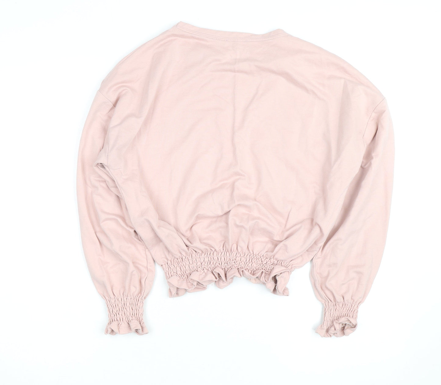 Red Herring Women’s Pink Crew Neck Long Sleeve Pullover Jumper Size 12