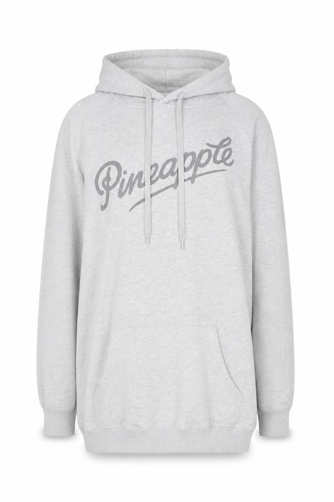 Pineapple Womens Grey Hooded Pullover Hoodie Size 14