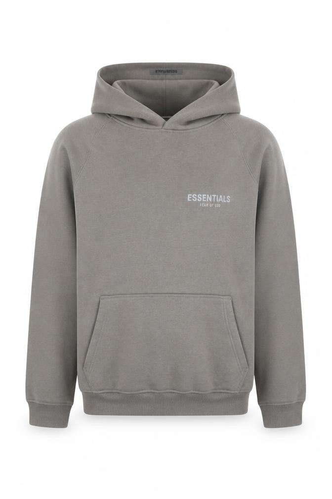 Fear of God Essentials Men's Grey Pullover Hoodie Size M