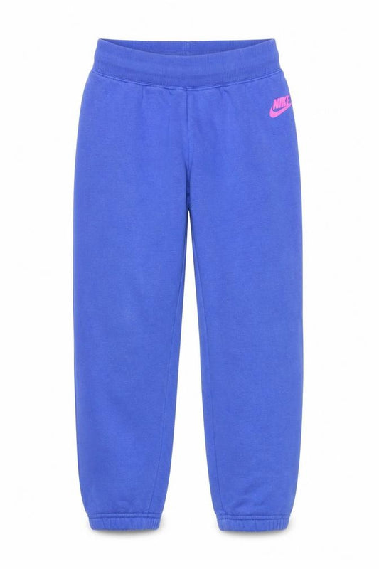 Nike Girls Blue Sweatpants Jogger Style Size S Elastic Waist Activewear