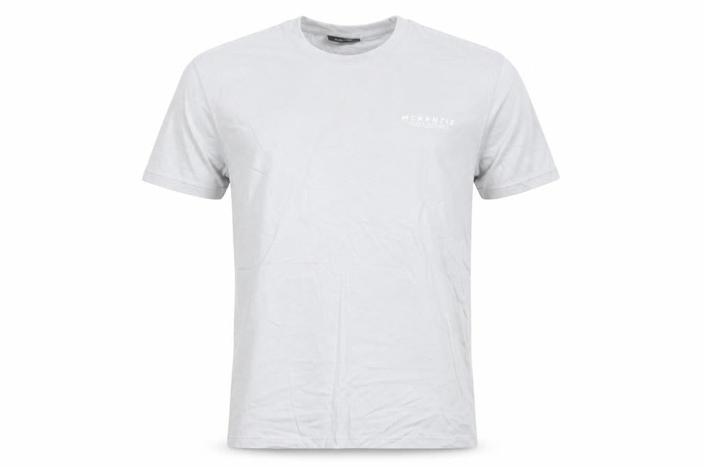 McKenzie Men's Grey Cotton Crew Neck Short Sleeve T-Shirt Size M