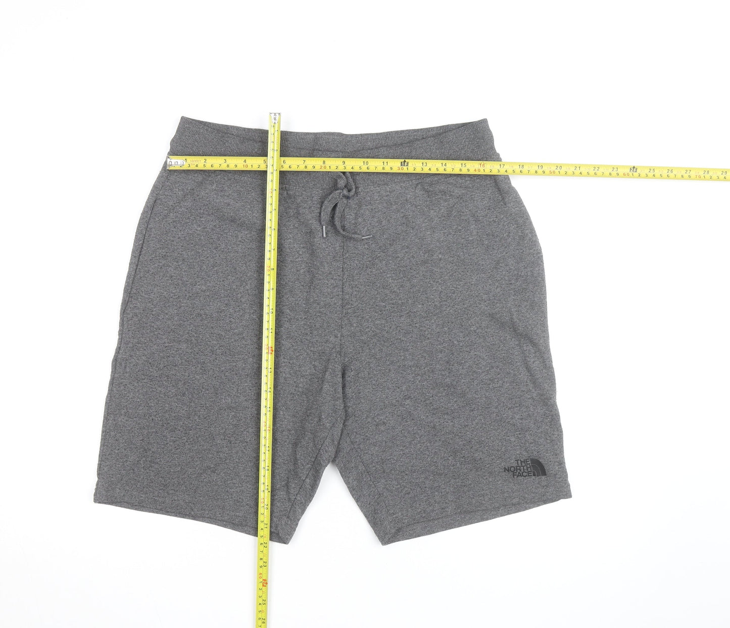 The North Face Men's Grey Sweat Shorts L Regular Fit Activewear