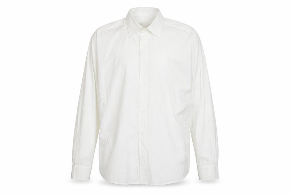 Rocha John Rocha Men's White Regular Fit Long Sleeve Button-Up Shirt L