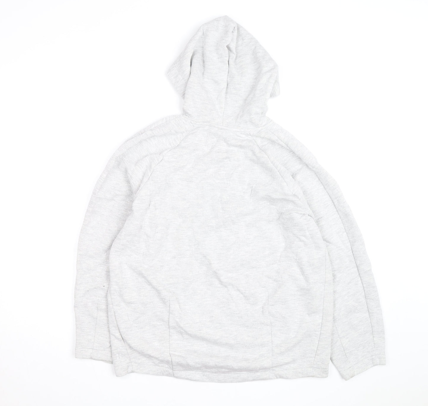 Sweaty Betty Grey Full Zip Hoodie Unisex Adults S Lightweight Cotton Blend