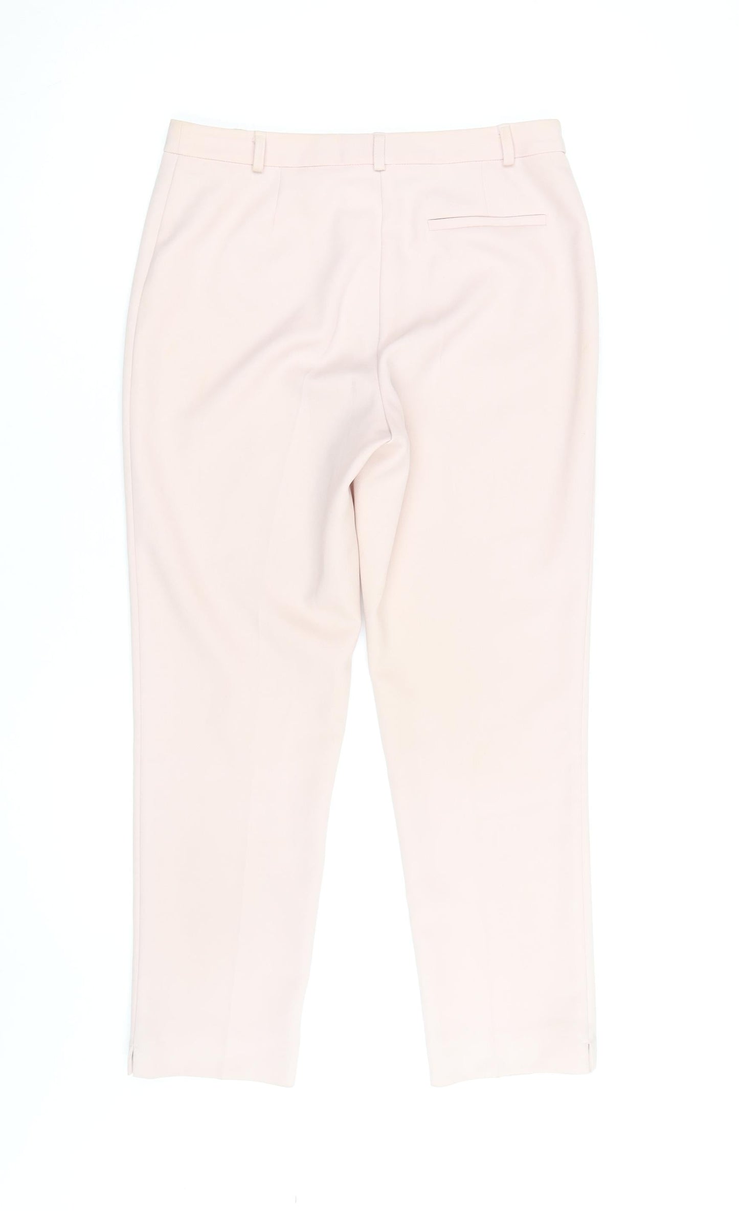 Miss Selfridge Womens Pink Slim Cropped Trousers Size 10