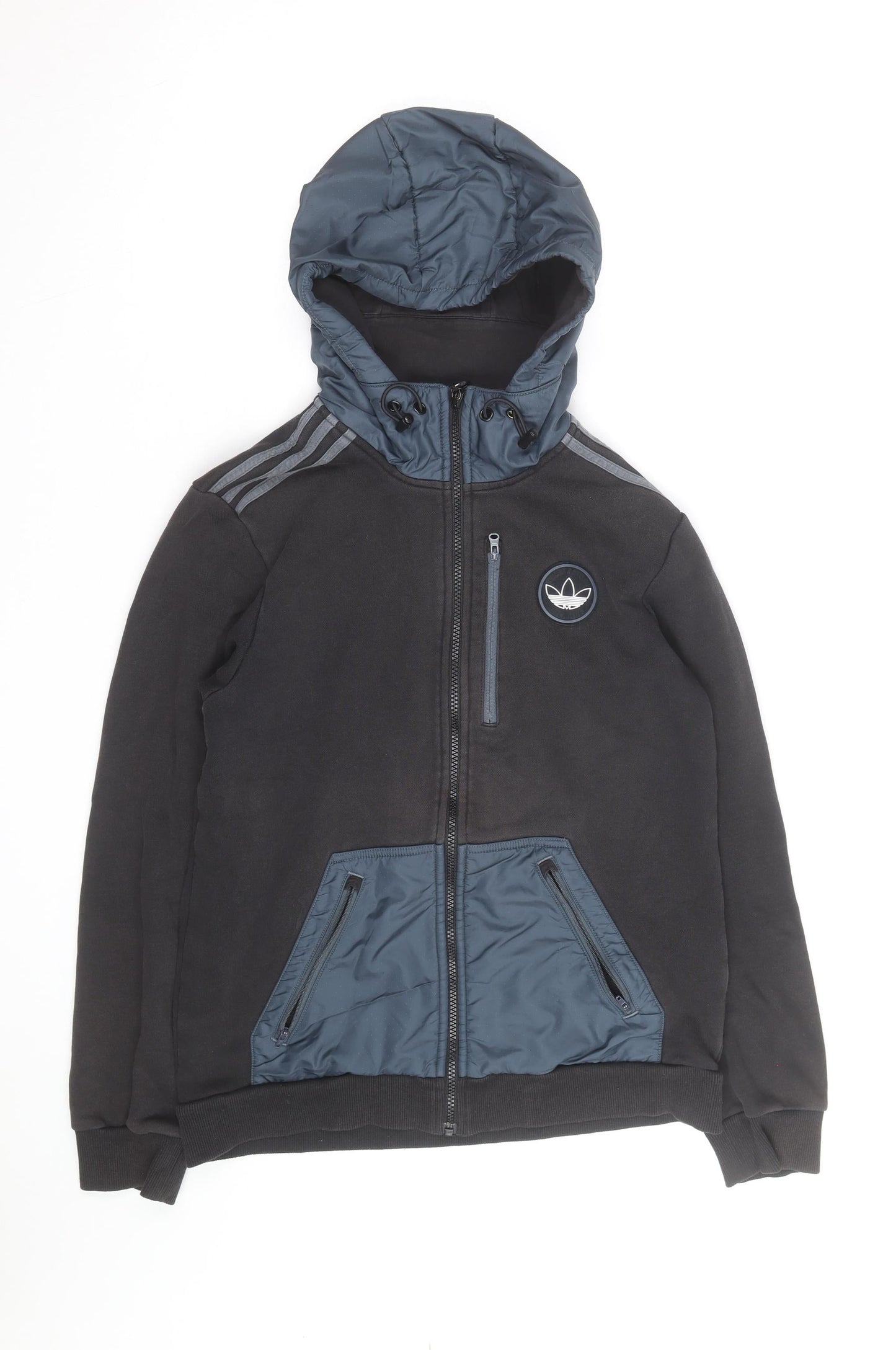 Adidas Men's Black Full Zip Hoodie XL Sportswear Jacket