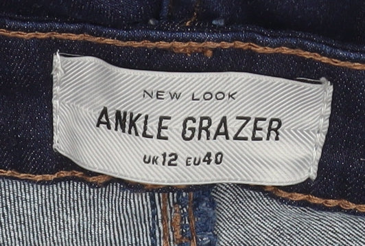 New Look Women’s Blue Ankle Grazer Slim Fit Jeans Size 12