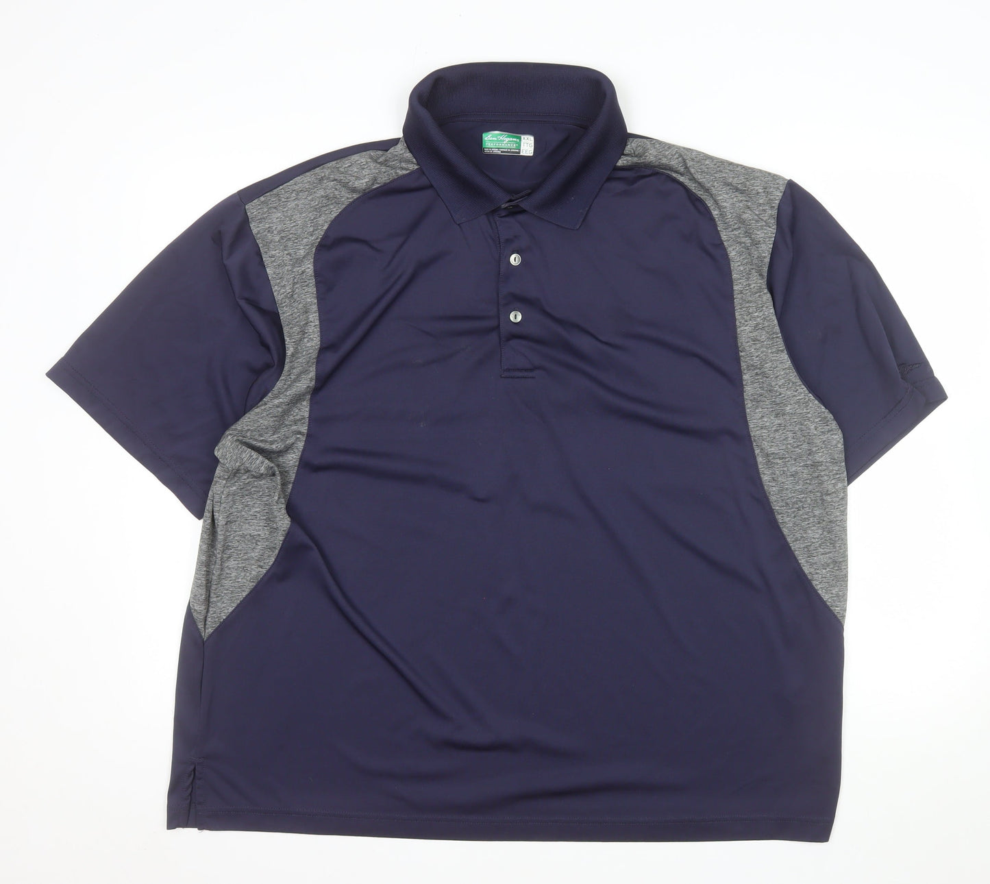 Ben Hogan Men's Blue 2XL Polo Golf Shirt Moisture Wicking