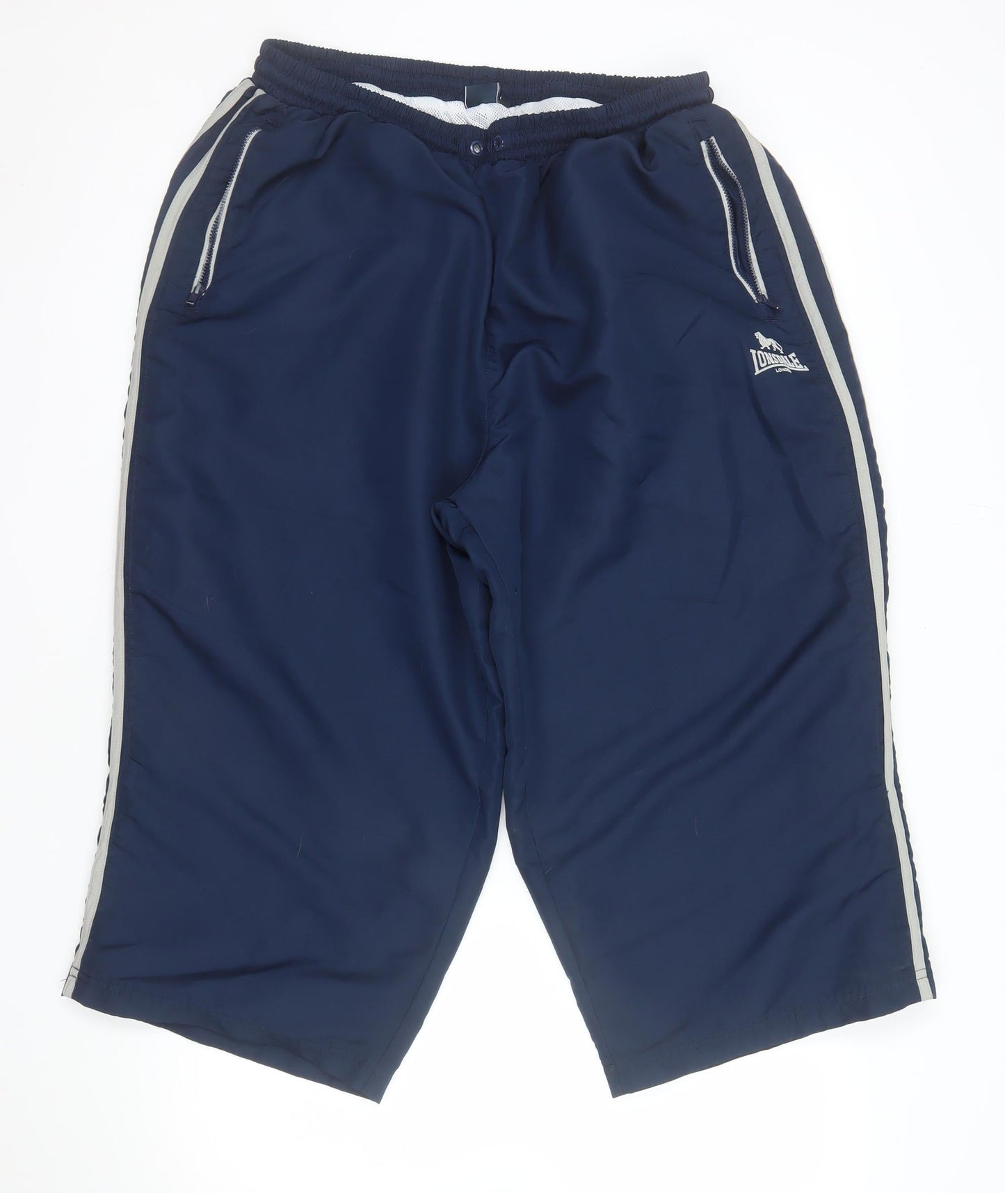 Lonsdale Men's Blue 2XL Athletic Activewear Shorts